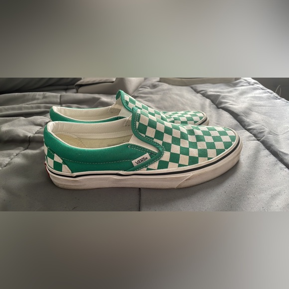 Green checkered vans - Picture 2 of 2